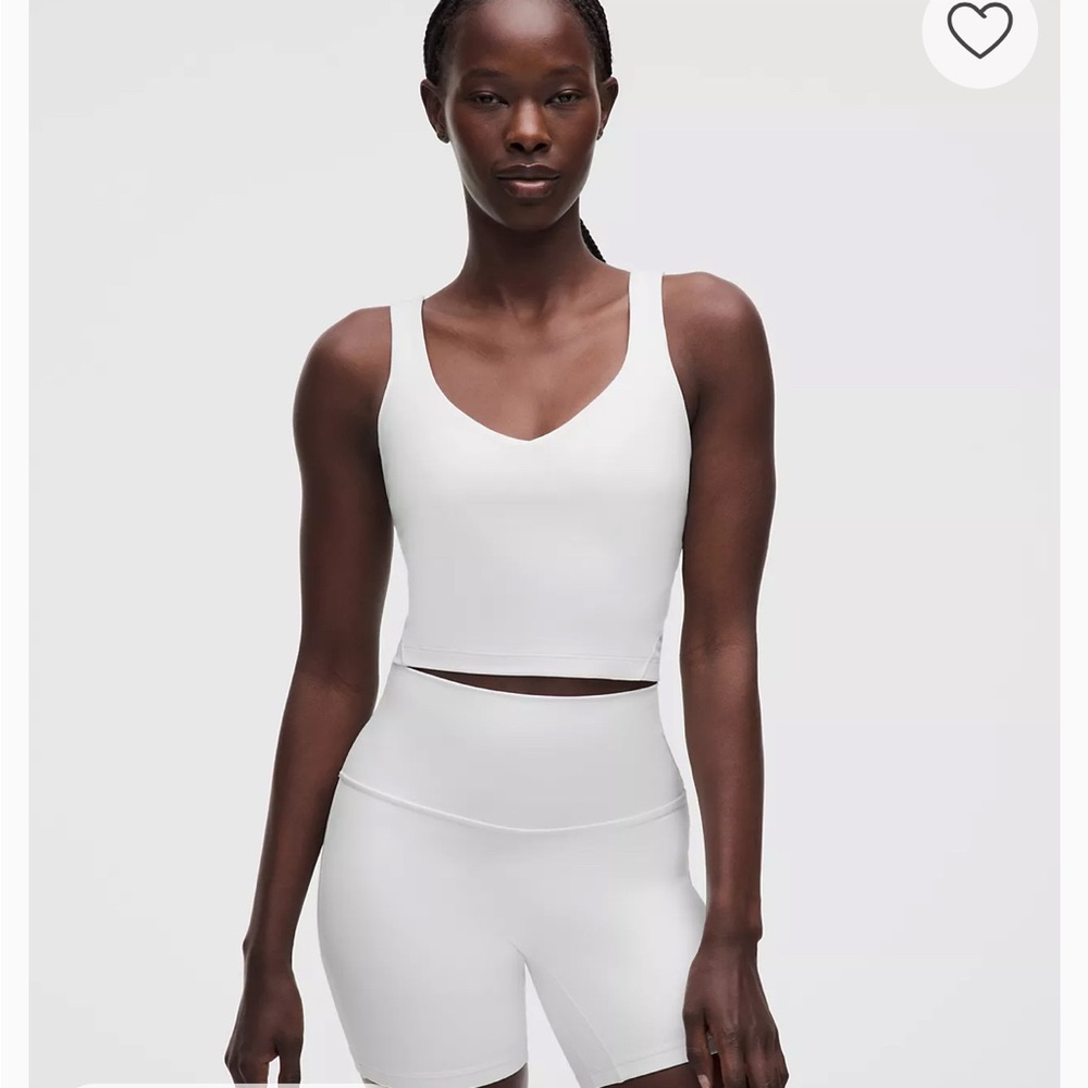 White Align Lululemon Tank